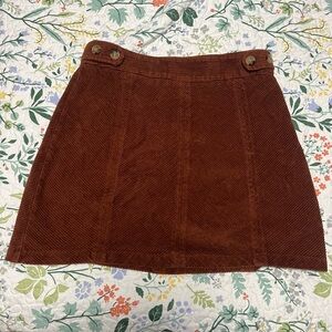 Altered state Corduroy A-Line Skirt